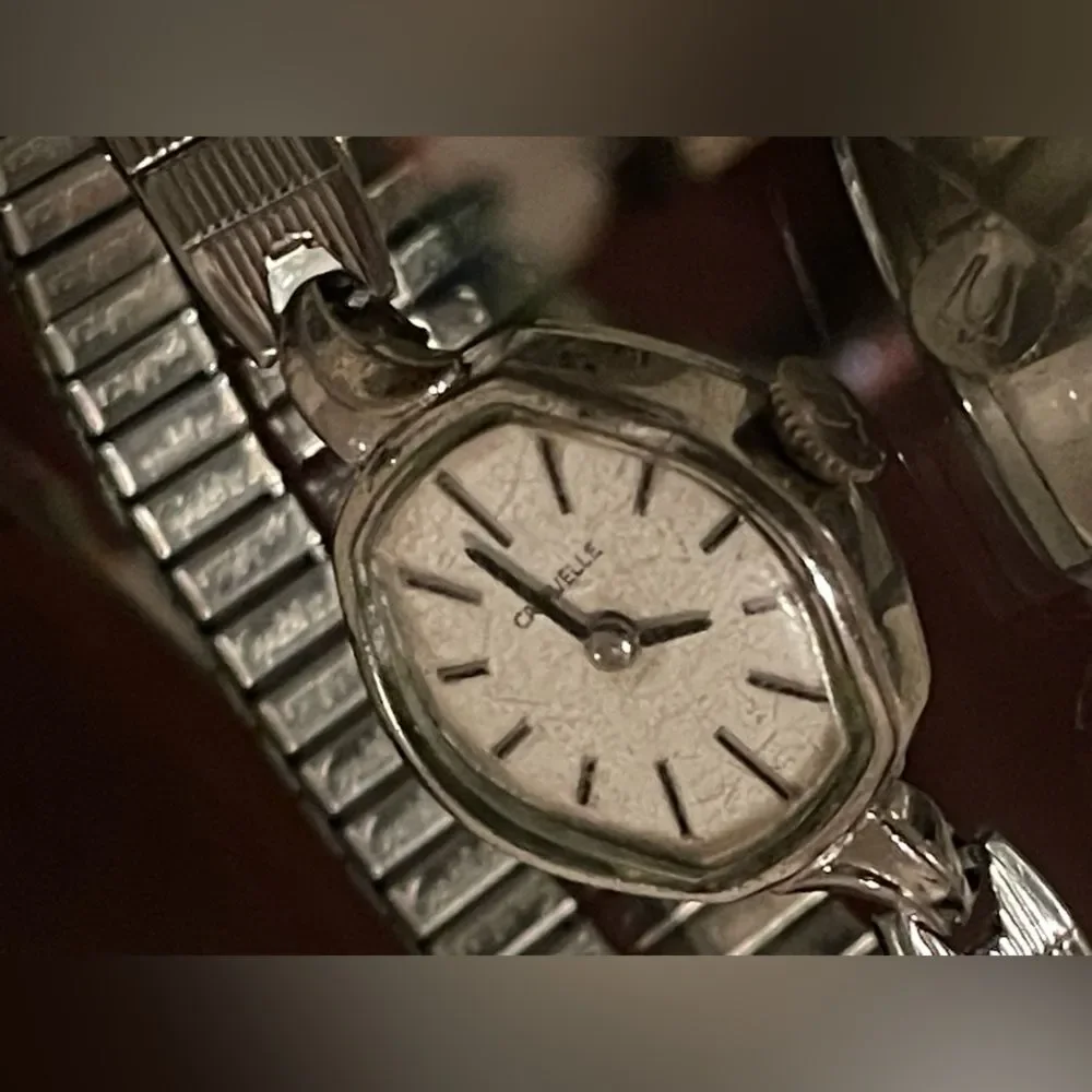 Caravelle Vintage Silver Watch GORGEOUS
